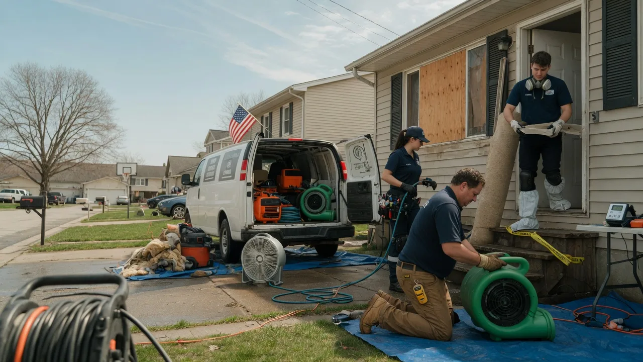 Water Damage Restoration in Whiteland, IN near me